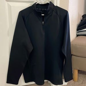 Black Zip-Up Pullover